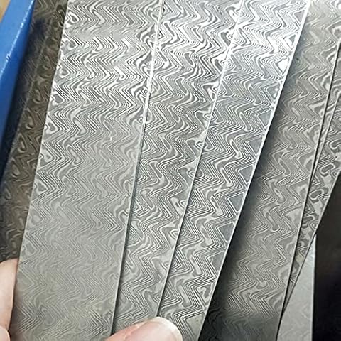 8 inches Long Hand Forged Spear Point Gut Hook Skinning Knife Blade, Knife  Making Supplies, Damascus