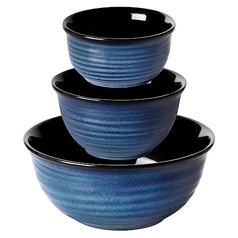 DOWAN Ceramic Bowls with Lids, Serving Bowls with Lids, Food Storage  Container, Porcelain Prep Bowl Set, Versatile Bowls for Kitchen,  64/42/22/12 Ounce, Set of 4 