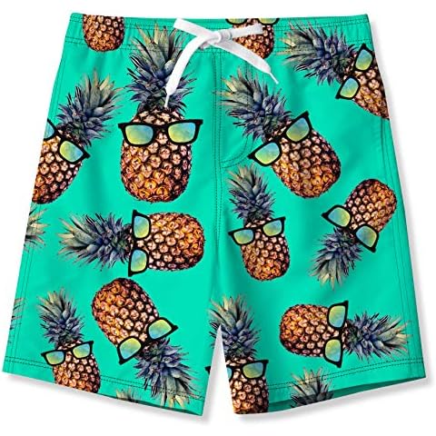 Hawaiian Swim Trunks for Boys