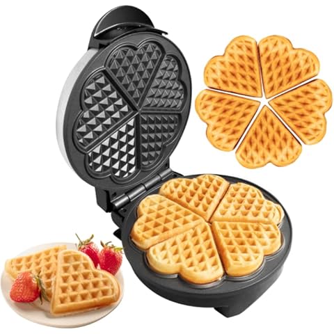 CucinaPro Piccolo Pizzelle Baker - Electric Press Makes 4 Mini Cookies at  Once, Grey Nonstick Interior For Fast Cleanup, Must Have Gift or Treat for