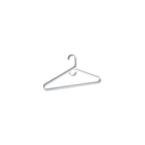 Merrick Engineering Merrick Giant Hanger - 12 Pieces - White Plastic Hangers  (White) (19 wide)