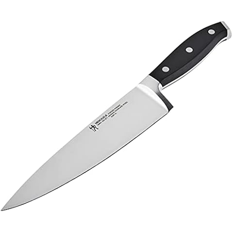 Farberware 6-inch Chef Knife with Edgekeeper Self Sharpening Sleeve,  Stamped Stainless Steel Handle