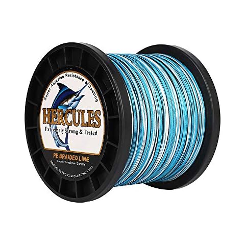 Reaction Tackle Braided Fishing Line - 8 Strand Blue Camo 50LB 150yd :  : Sports, Fitness & Outdoors