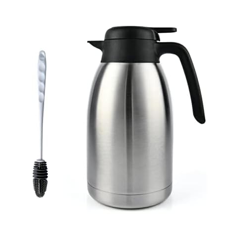 Vondior Coffee Carafe, 68 Oz Stainless Steel Thermal Coffee Carafe Hot Or  Cold