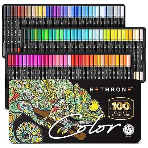 Hethrone Micro-Pens 8 Size Drawing Ink Pens for Artists Sketching
