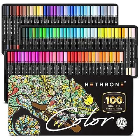 Hethrone Micro-Pens 8 Size Drawing Ink Pens for Artists Sketching