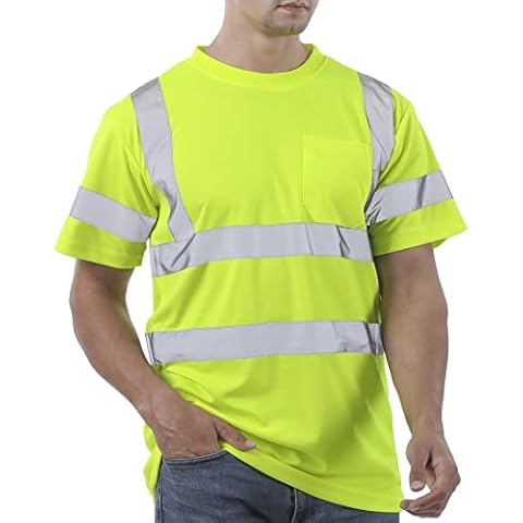 Portwest Men's High Visibility Cotton Shirt, Reflective