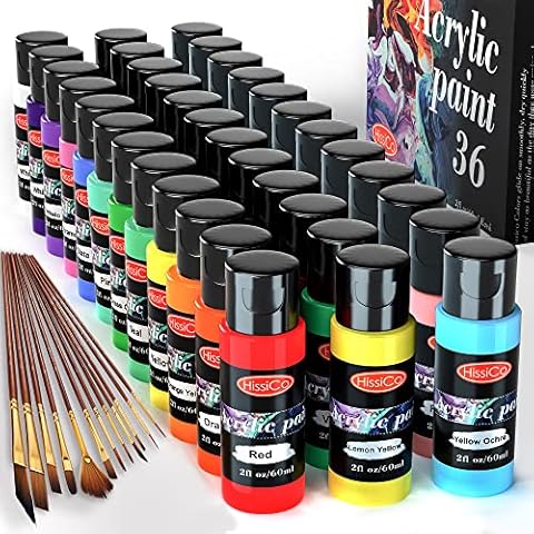 CSY art gallery Watercolor Paint Sets For Artist And Adults -Metallic  Glitter travel Water Coloring Paint With Storage Box,Perfect for Painting,  Art