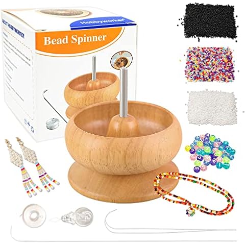 EuTengHao Bead Loom Kit,Loom Beading Supplies Includes Bead Tray Slider  Clasp Thread Chain Hooks Scissors Jewelry Making Accessories for Bracelets