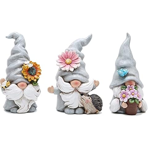 Hodao Bumble Bee Spring Garden Gnomes Decorations