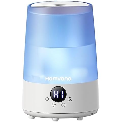 Review: Homvana Humidifiers for Large Room, 6.5L Warm and Cool Mist - With  SilentSpray 