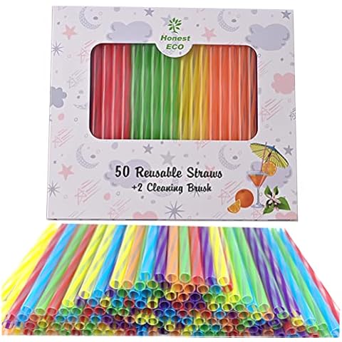 ALINK 10 Pack Replacement Straws for Stanley 40 oz 30 oz Tumbler, 12 in  Long Reusable Plastic Clear Straws for Stanley Cup Accessories, Half Gallon