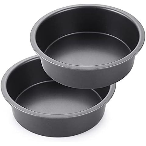 RFAQK 133PCs Round Cake Pans Sets for Baking-Nonstick 8 Inch Cake