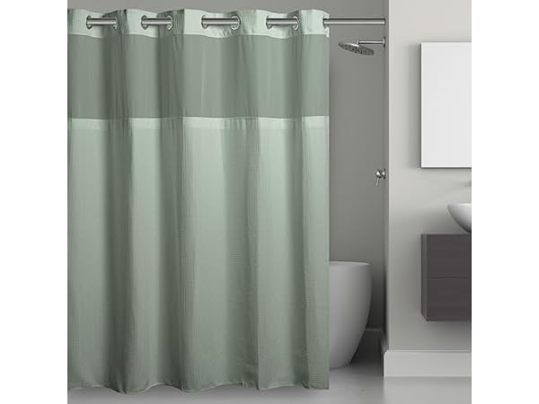 The 10 Best Hookless Shower Curtains of 2024 (Reviews) - FindThisBest - Hookless Shower Curtain For Shower Stall