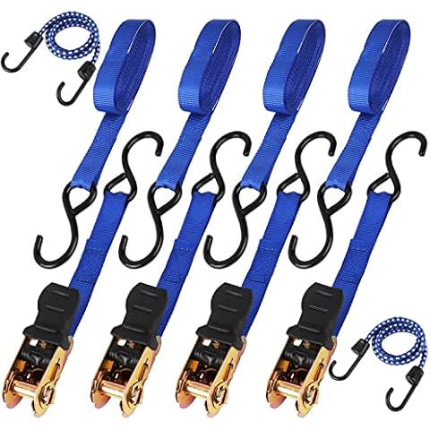 Stanley 1 X 10' Ratchet Straps- 8pk