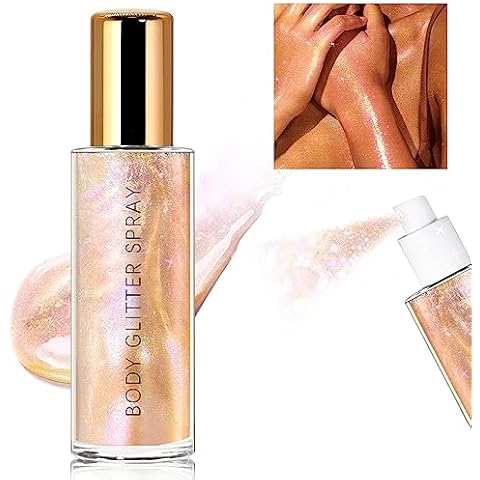 LANGMANNI Holographic Body Glitter Gel for Body, Face, Hair and