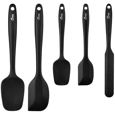 Silicone Spatulas Heat Resistant.Commercial Spatula for Cooking.Heavy Duty  Ru