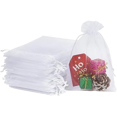 HRX Package 20pcs Little Muslin Bags 3x4 inches, Double Drawstring Cotton  Jewelry Pouches Empty Sachet for Mini Gift Party Favors DIY