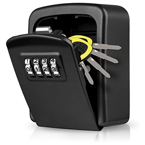 HUANLANG Portable Safe Lock Box with Combination Lock Mini Beach