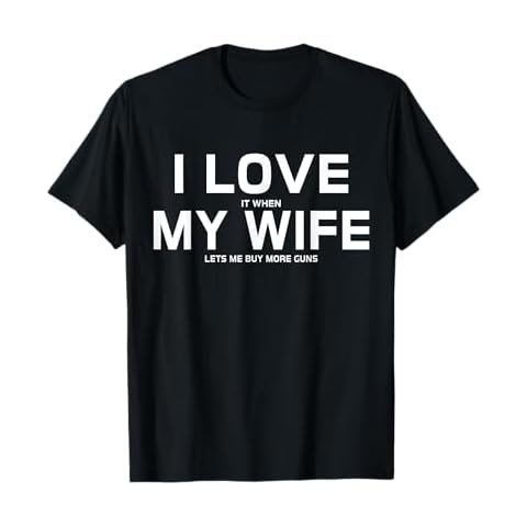 I Love My Wife And Guns Tees thumbnail