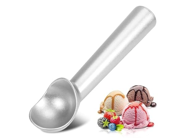  Ice Cream Spoon, Heavy Duty Stainless Steel Ice Cream Scoop  Professional Ice-Cream Spade Fruit Spoon Melon Baller Scooper Kitchen Tool:  Home & Kitchen