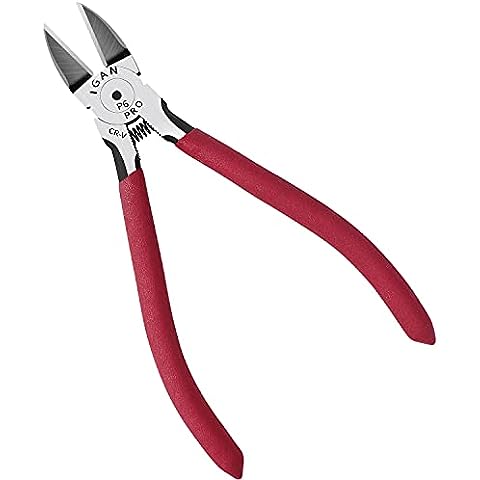 Edward Tools Harden Pro Wire Cutters Diagonal Pliers 6” - Heavy Duty Side  Flush Cutters for Wire, Zip Ties, Crafting, Electrical Wire - Fine Carbon