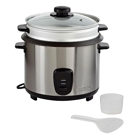 Oster 6-Cup Rice Cooker with Steam Tray, Black CKSTRCMS65, (Used