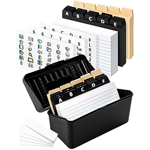 Index Card Files & Business Card Files
