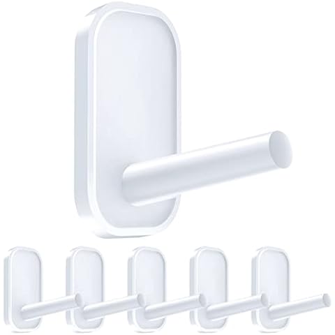 Adhesive Hooks, 32 Pack 33lb(Max) Sticky Hooks, Transparent Reusable  Removable Adhesive Hooks for Hanging, Wall Hooks for Hanging Can be Use for