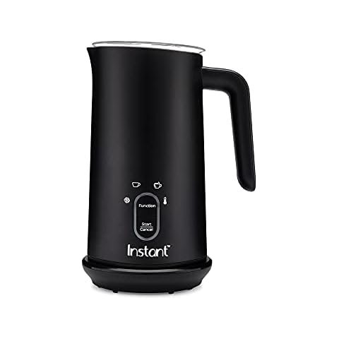 Secura Milk Frother, Electric Milk Steamer Stainless Steel, 8.4oz/250ml Automatic Hot and Cold Foam Maker and Milk Warmer for Latte, Macchiato (Black)