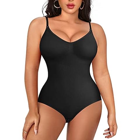 Cutout Bodysuit for Women Round Neck Sleeveless T Shirt Tank Top Bodysuits  Jumpsuits Seamless Thong Bodysuits Tops Tummy Control Shapewear Clubwear at   Women's Clothing store