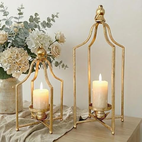 Iron Decorative Candle Lanterns