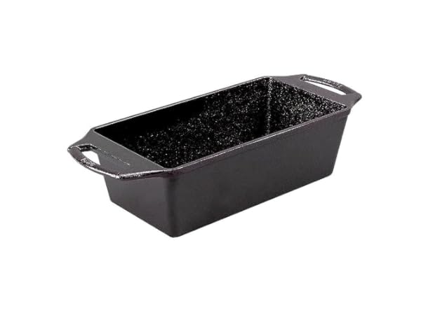 Cuisiland Large Heavy Duty Cast Iron Bread & Loaf Pan - A perfect way Black