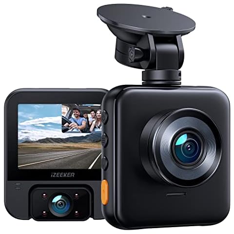 iZEEKER 4K Dual Dash Cam with WiFi GPS, 4k&1080p Dash Cam Front and Rear, 3'' IPS Touch Screen Car Camera with Sony Sensor Super Night Vision, Acciden