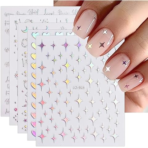 8 Sheets Graffiti Fun Nail Art Stickers Abstract Face 3D Self-Adhesive Nail  Decals DIY Nail Art Supplies Designer French Nail Stickers for Women Girls  Manicure Tips Nail Decoration Accessories
