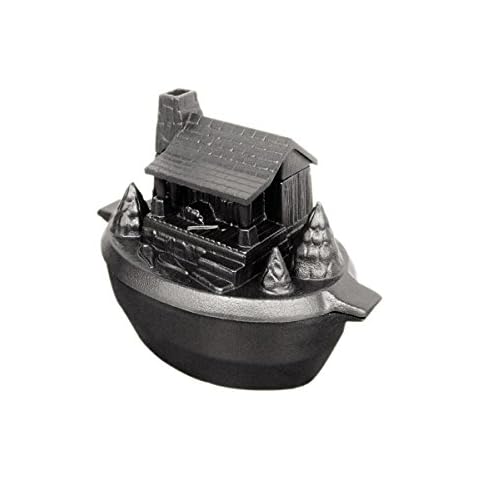 Plow & Hearth 2.3 QT. Cast Iron Lattice Wood Stove Steamer, in Black 