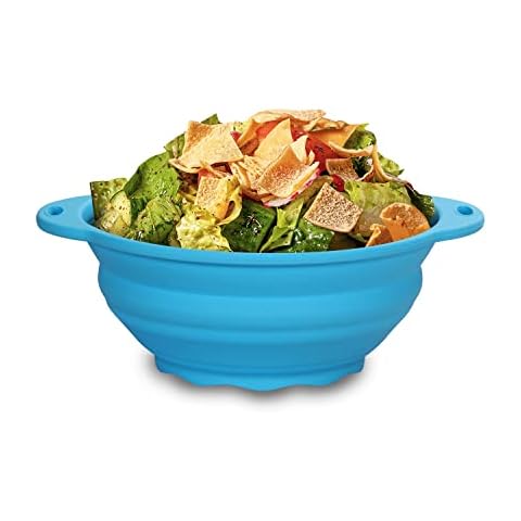 Jovilife Silicone Camping Bowl 88oz Collapsible Silicone Salad