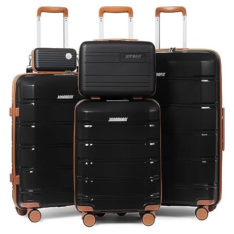 Joyway Luggage 3 Piece Luggage Sets Hardside Expandable Carry On Suitcase  Set with Spinner Wheel, Lightweight Rolling Suitcase with TSA Lock