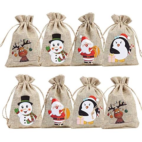 Jute Gift Wrap Bags
