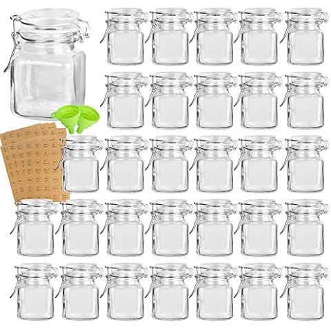 Kamota Glass Jars, 12 Pack 10 Oz Clear Yogurt Jars Regular Lids And Bands