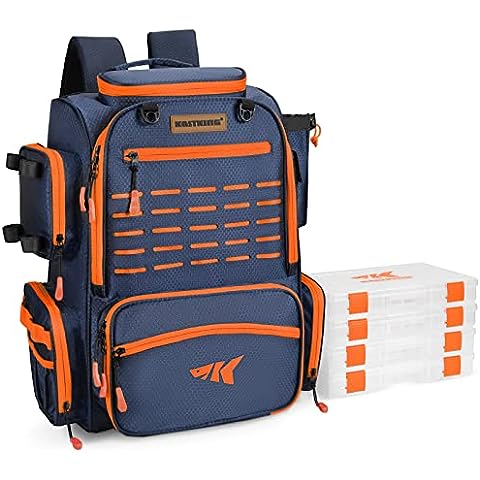 N NEVO RHINO 40L Fishing Tackle Backpack with Rod Holders, Waterproof Rain  Cover, High-performance Tackle Bag for Fishing : : Sports,  Fitness & Outdoors