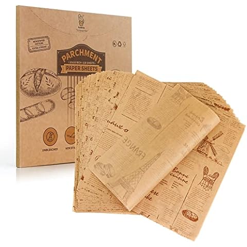 Katbite 200Pcs 9x13/12x16 Inch Heavy Duty Parchment Paper Sheets