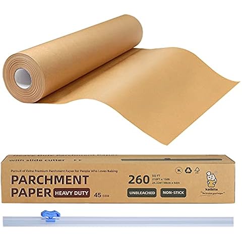 Katbite 200Pcs 9x13 inch Heavy Duty Unbleached Parchment Paper