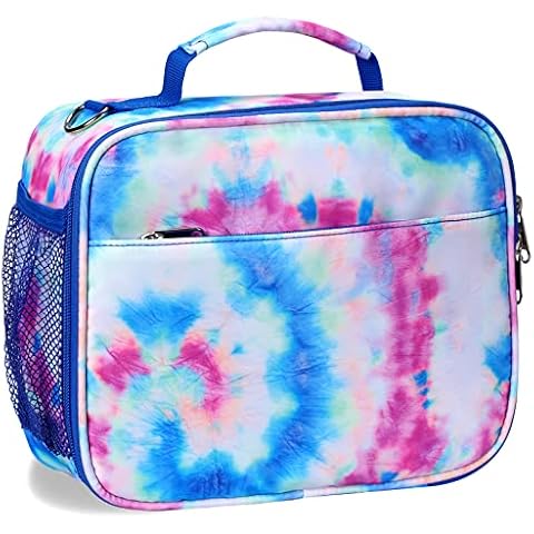 SCIONE Pop Lunch Box for Girls Kids Lunch Bag Set School Supplies Rainbow  Insulated Lunch Tote Bag- Picnic Leakproof Cooling Lunch Containers with  Adjustable Shoulder Strap Girls Lunch Boxes for School