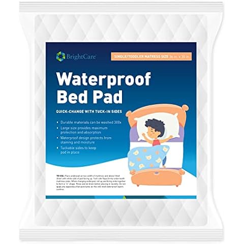 Baby Waterproof Bed Pad Washable Mattress Pad Reusable Underpads Bed  Wetting Incontinence Cover for Baby Toddler Children and Adults (Squirrel)