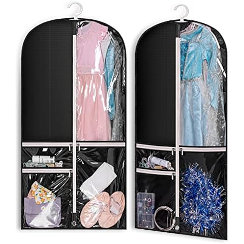 KIMBORA 60 Dress Garment Bags for Hanging Clothes Travel