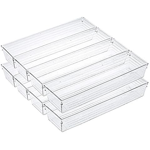 Kingrol 6 Pack Plastic Storage Bins -  Kitchen Products - Sorted and  Placed Professional Organizing