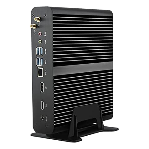 Kinupute Industrial Mini PC、ファンレスデスクトップコンピュータ