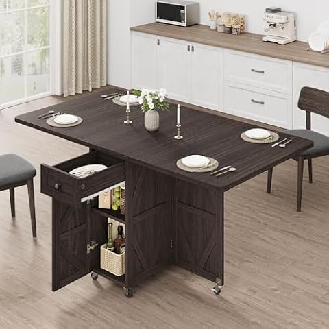 Kitchen Tables with Drawers