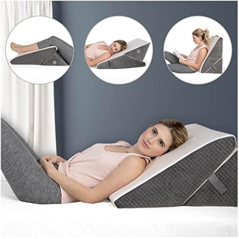 Cushy Form Wedge Pillows for Sleeping - Multipurpose 5-in-1 - 12, Grey